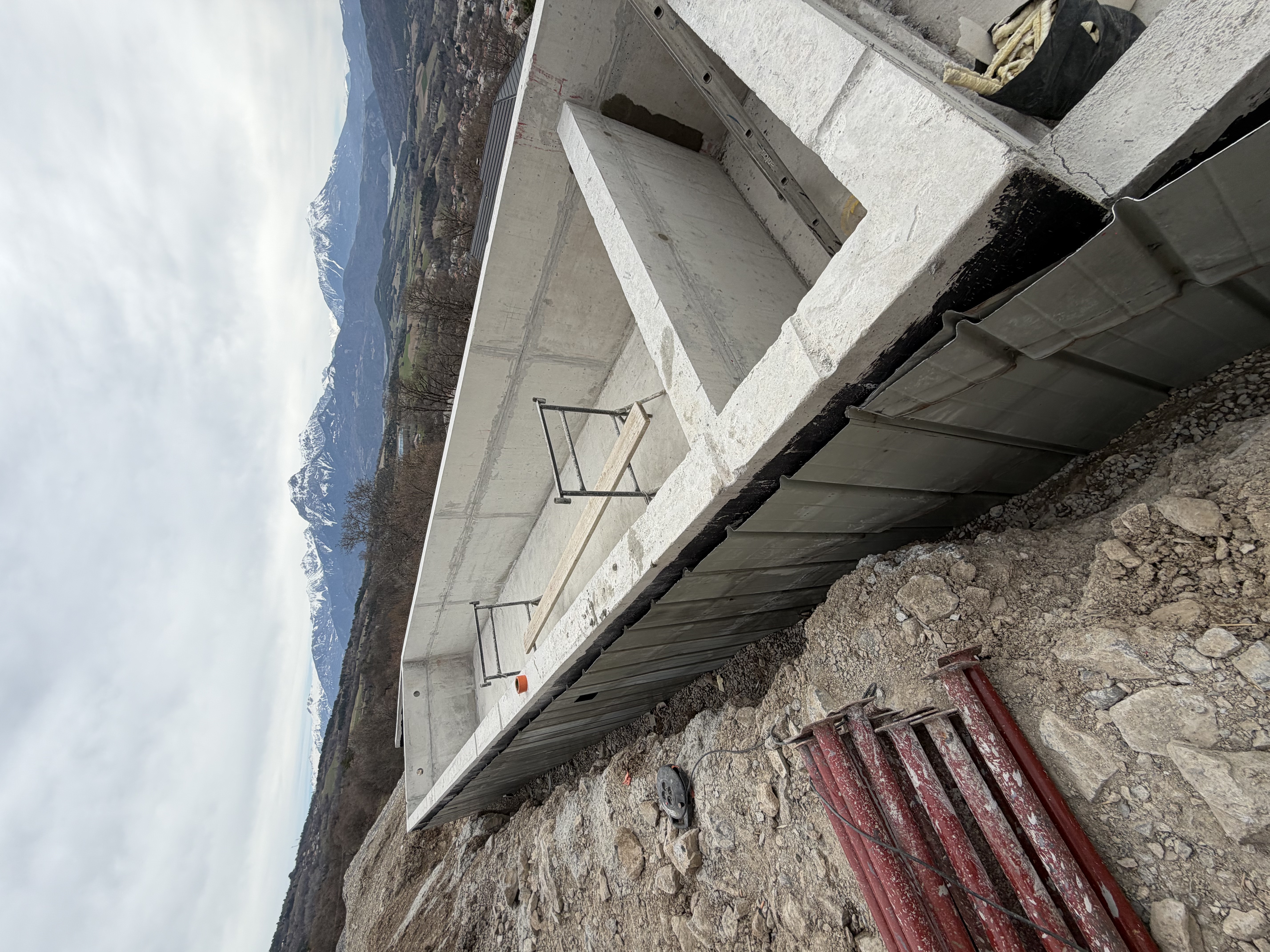 Résultat béton banché murs SCB