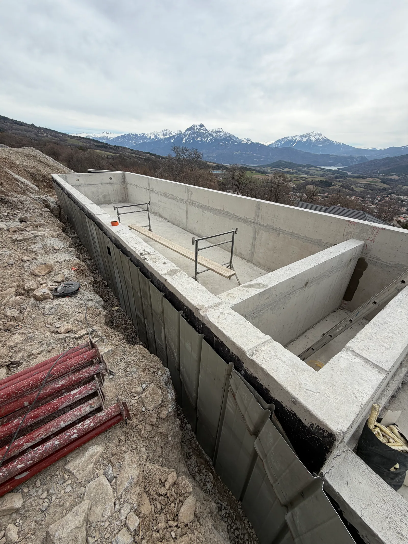 Résultat béton banché murs SCB