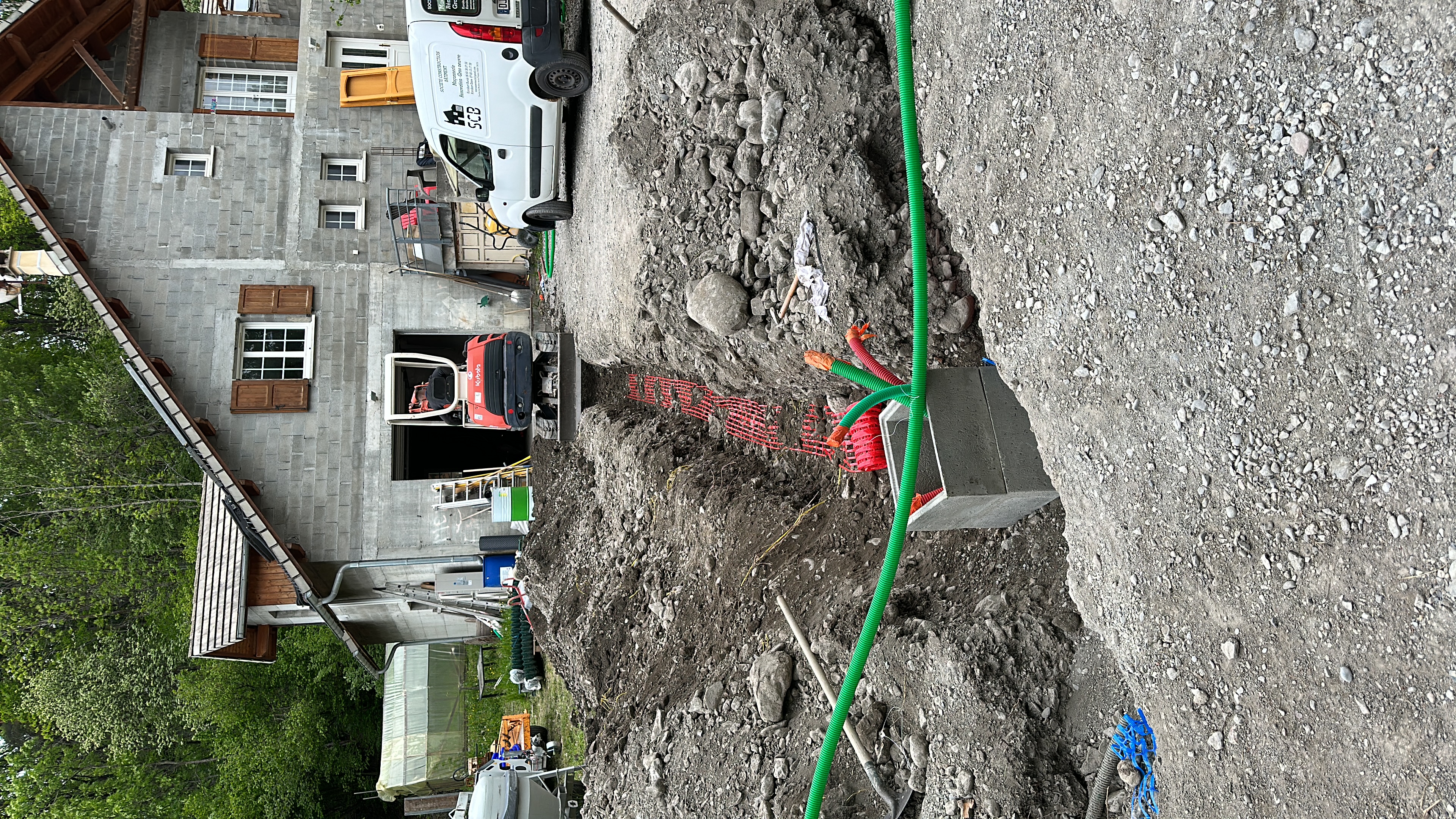 Vue aérienne chantier SCB