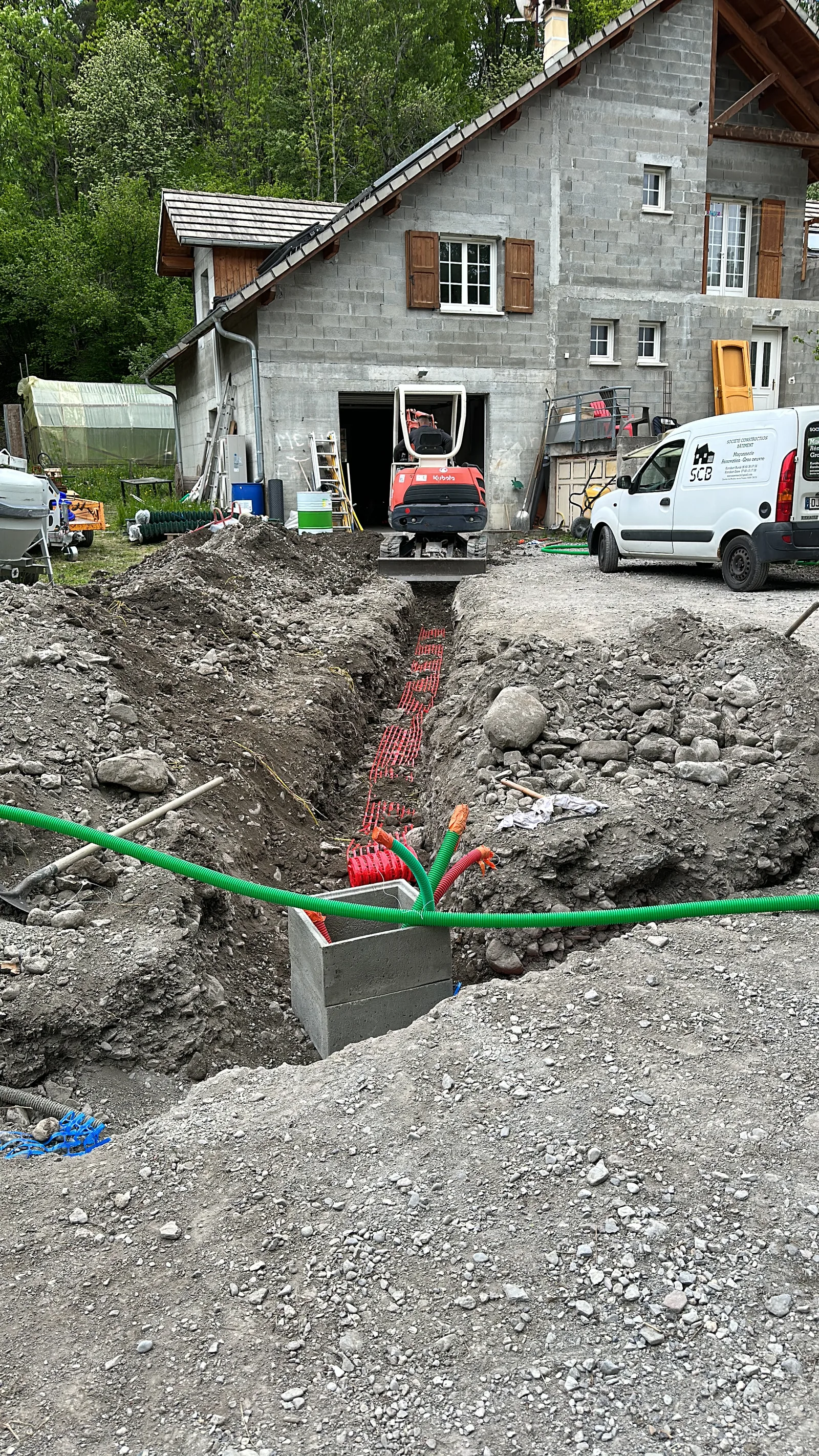 Vue aérienne chantier SCB