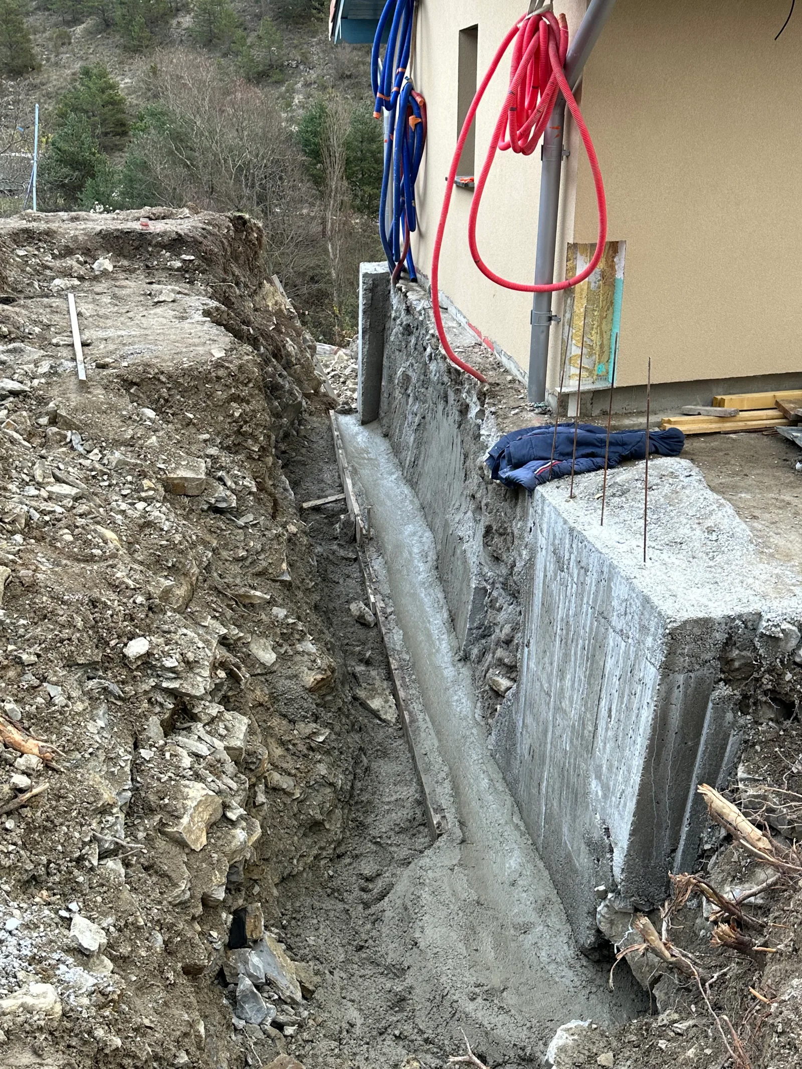 Fondations extension SCB