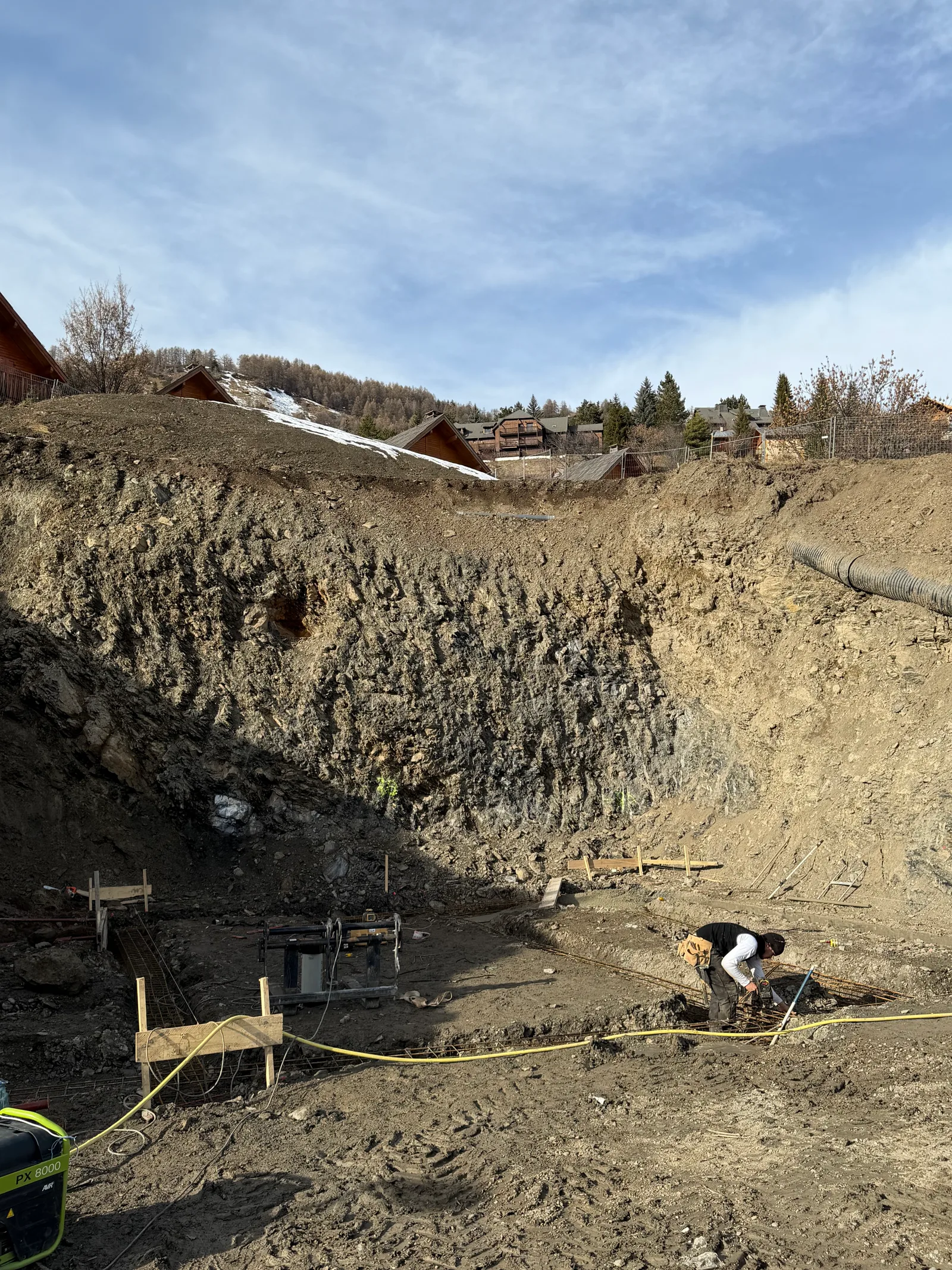 Chantier gros œuvre SCB