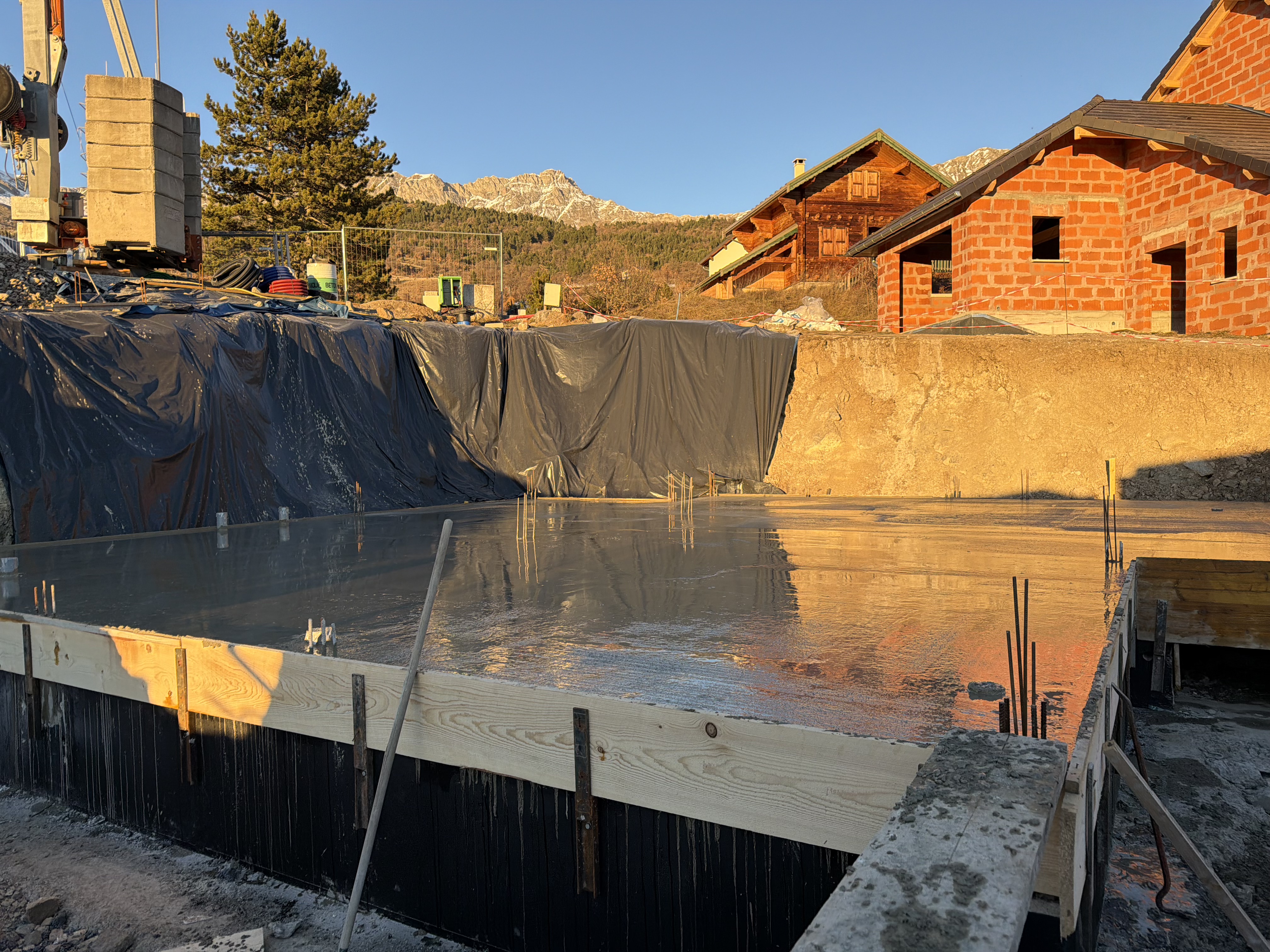 Radier béton armé SCB