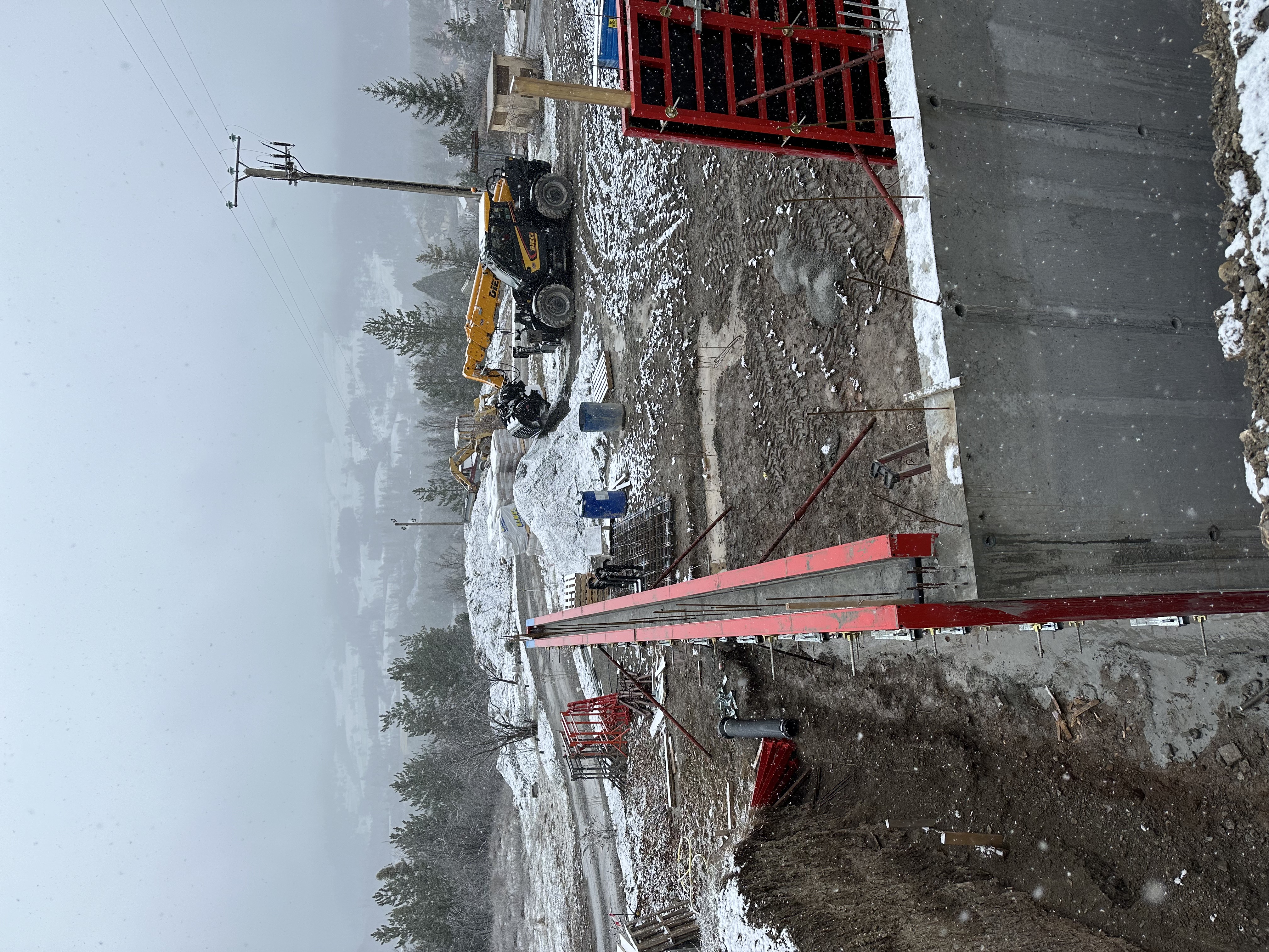 Chantier neige pelle SCB