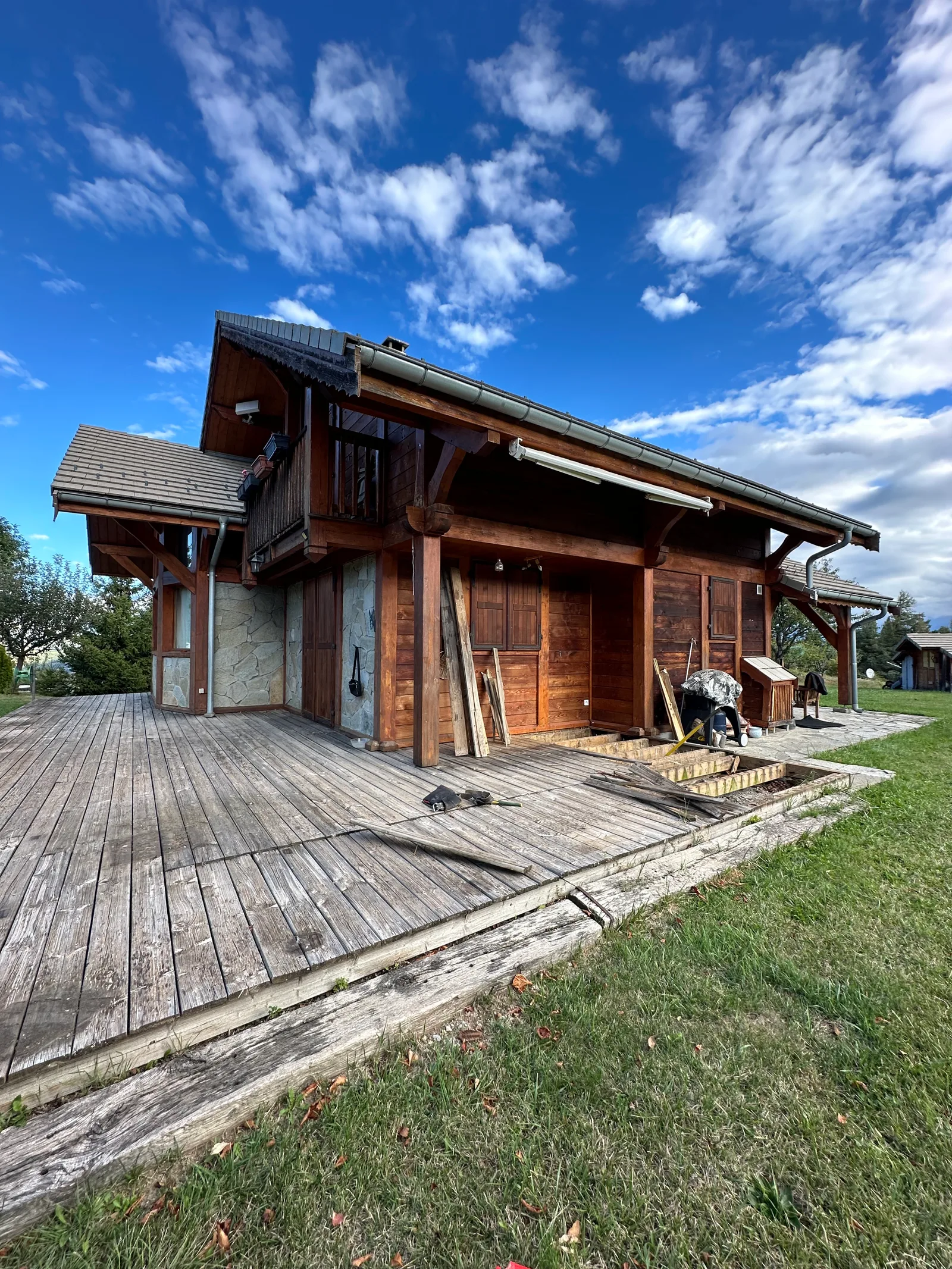 Rénovation chalet bois SCB