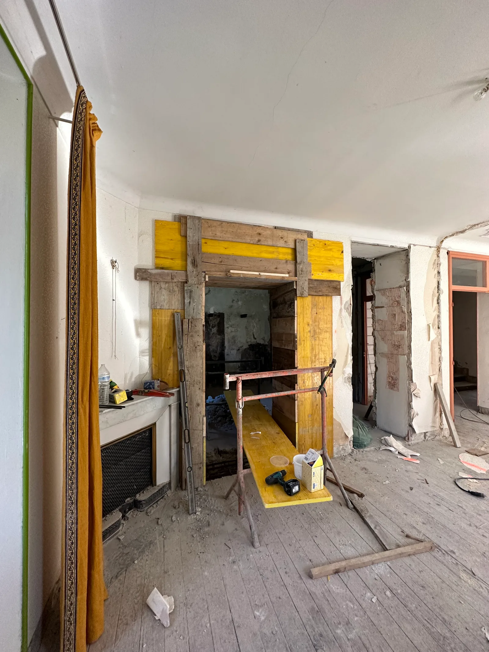 Rénovation intérieure coffrage bois SCB