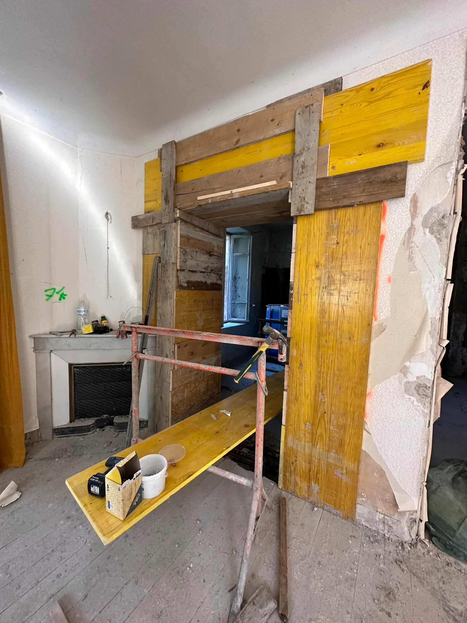 Chantier rénovation intérieure SCB