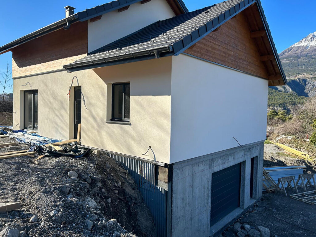 Construction maison neuve alpine SCB