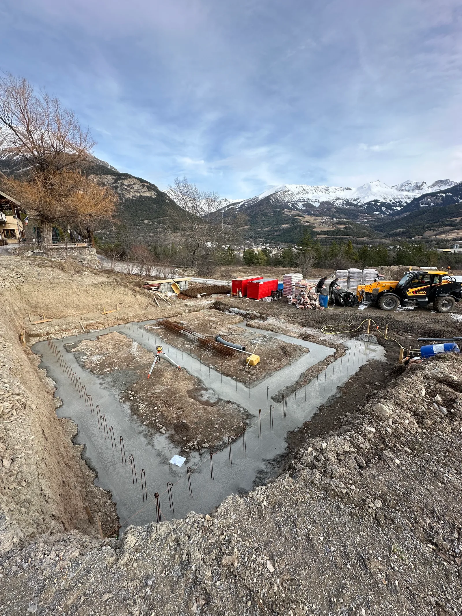 Semelles béton panoramique SCB